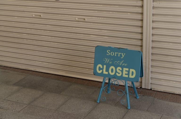 写真ACフリー素材「closed」