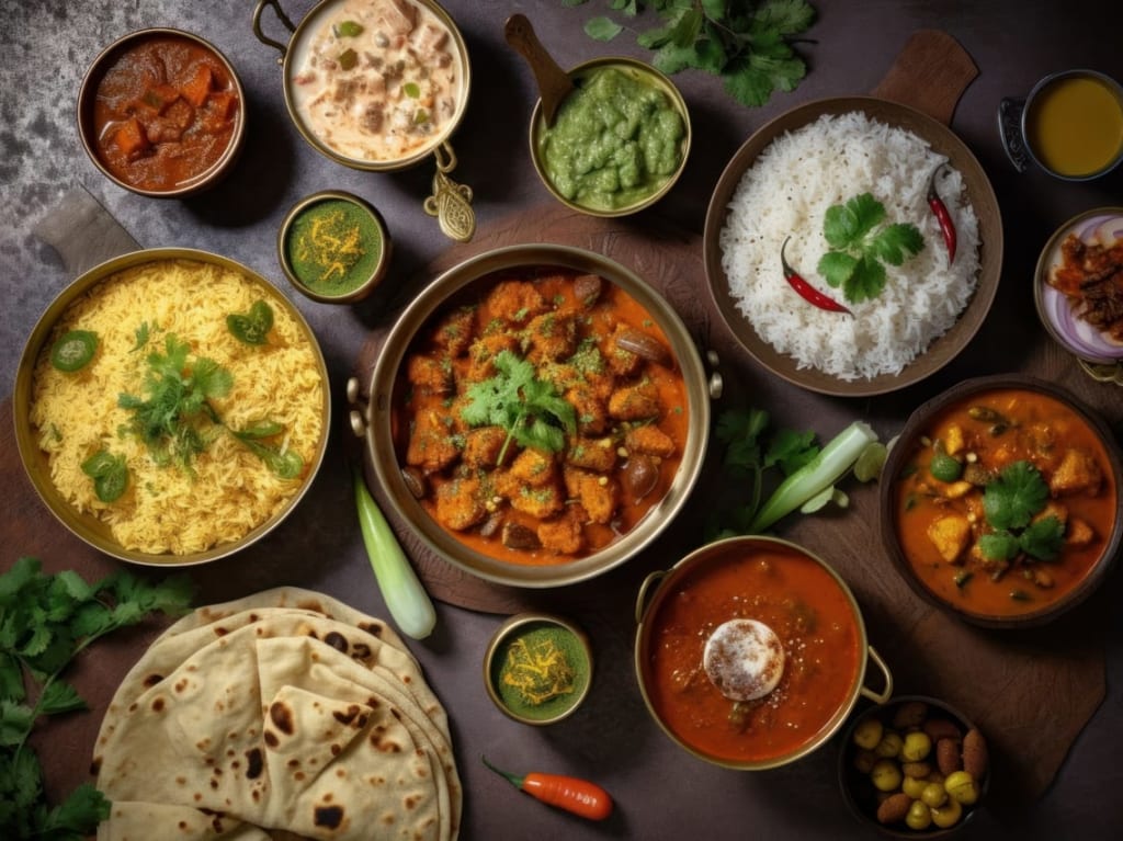 写真acフリー素材「インド料理」