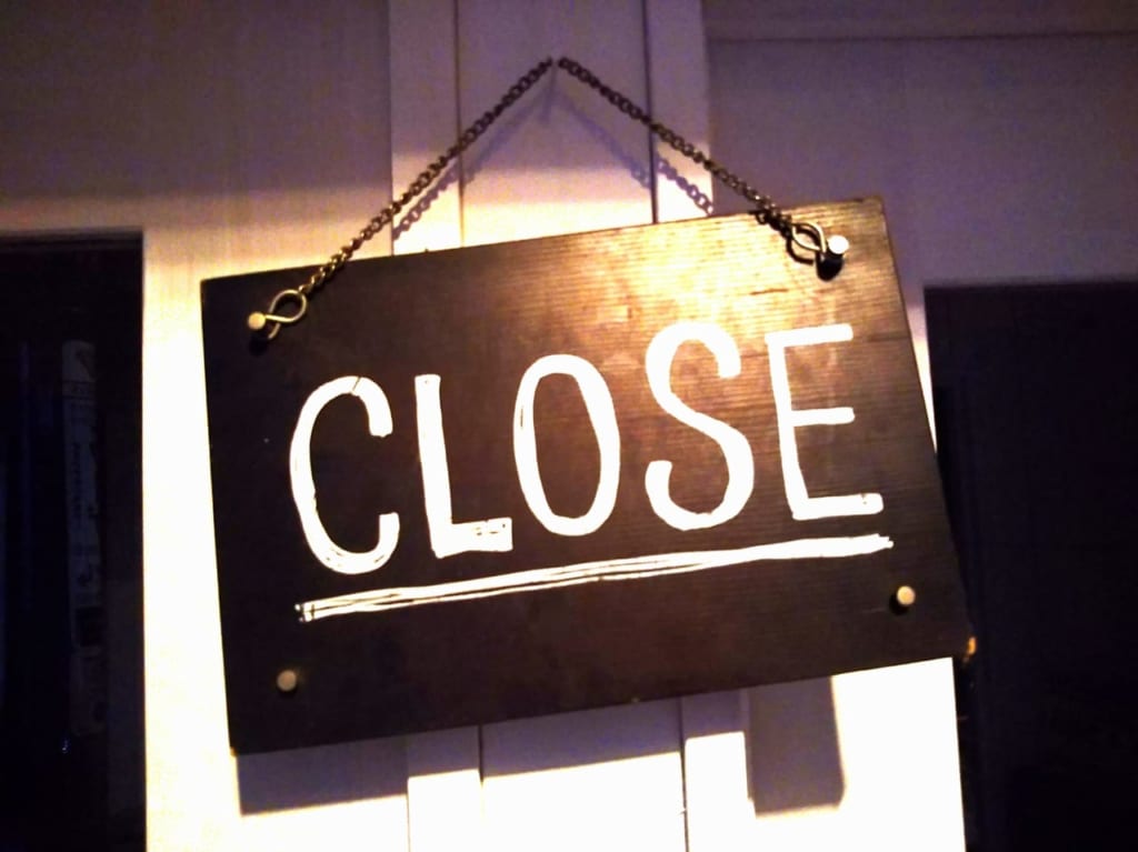 写真acフリー素材「closed」