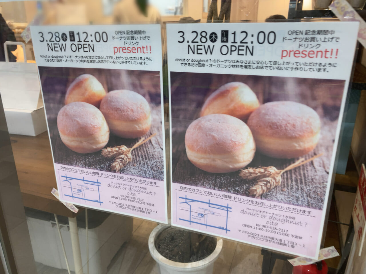 2024年アクロスプラザ大分駅南「donut or doughnut?」
