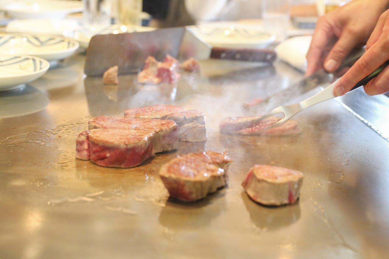 写真acフリー素材「鉄板焼き」