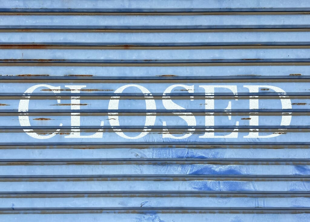 写真acフリー素材「closed」