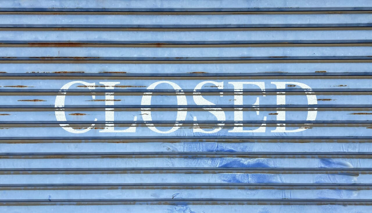 写真acフリー素材「closed」