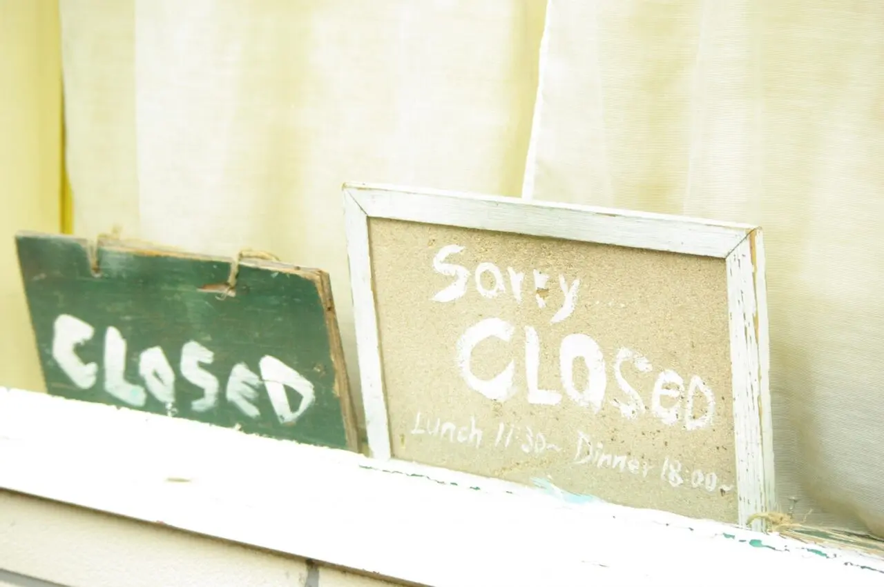 写真acフリー素材「closed」