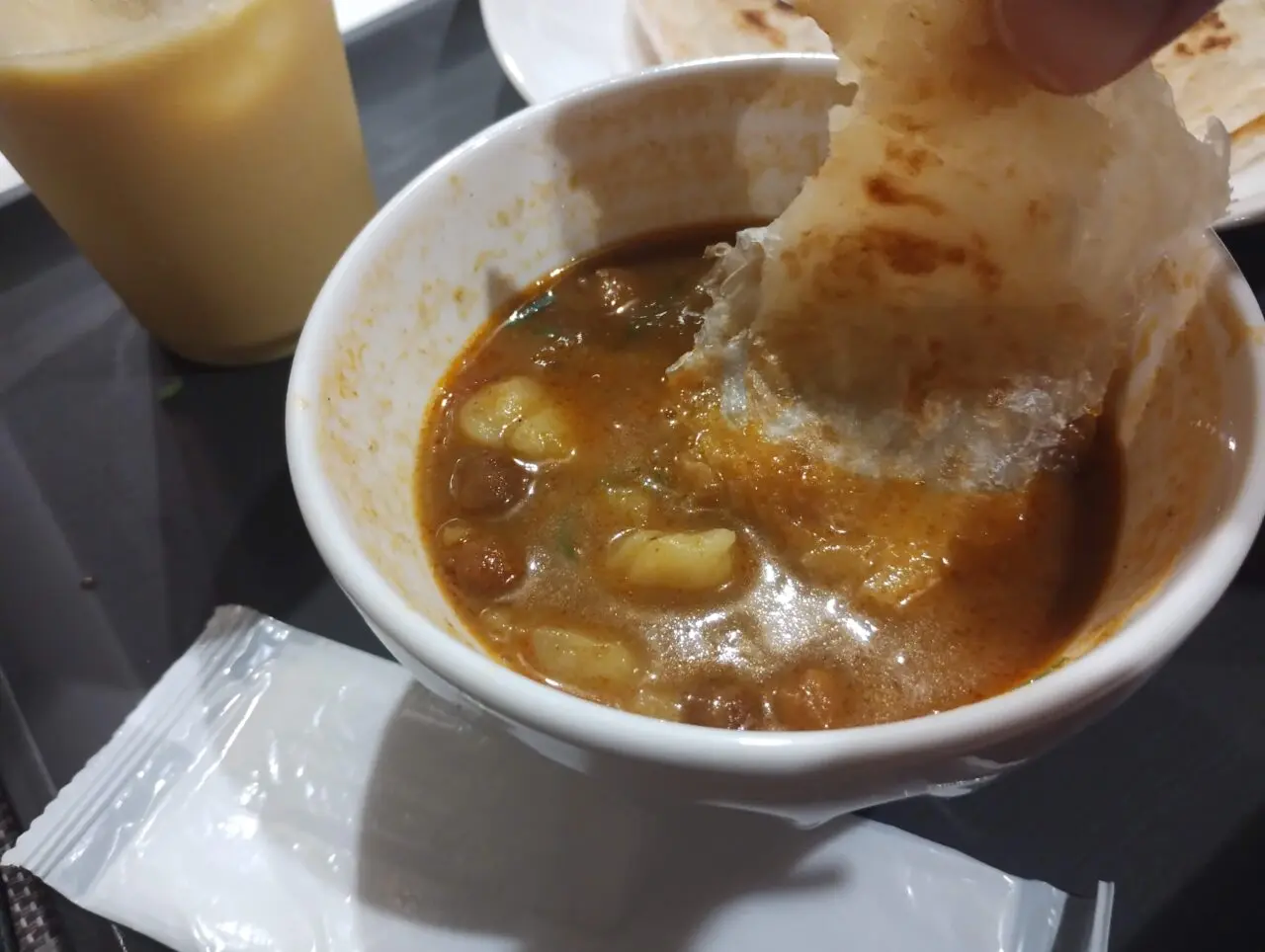チャパティの食べ方