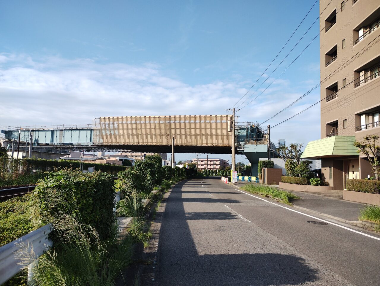 線路沿い