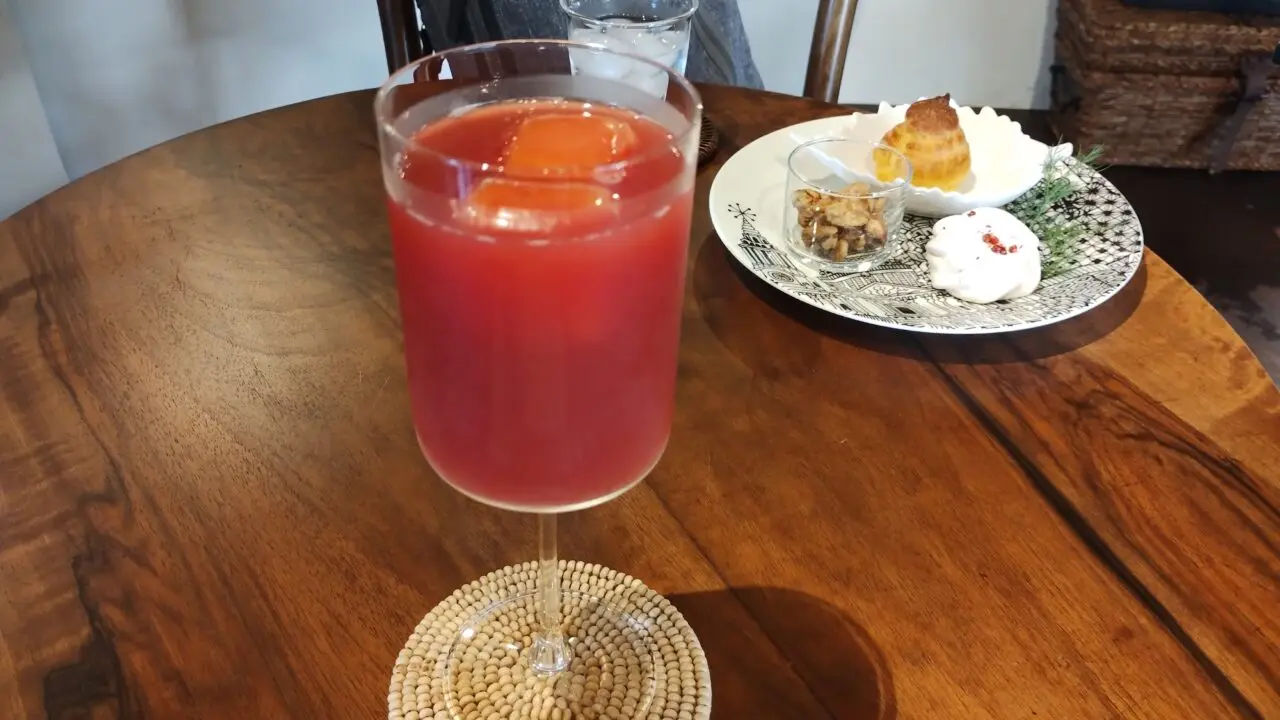 お酒と前菜
