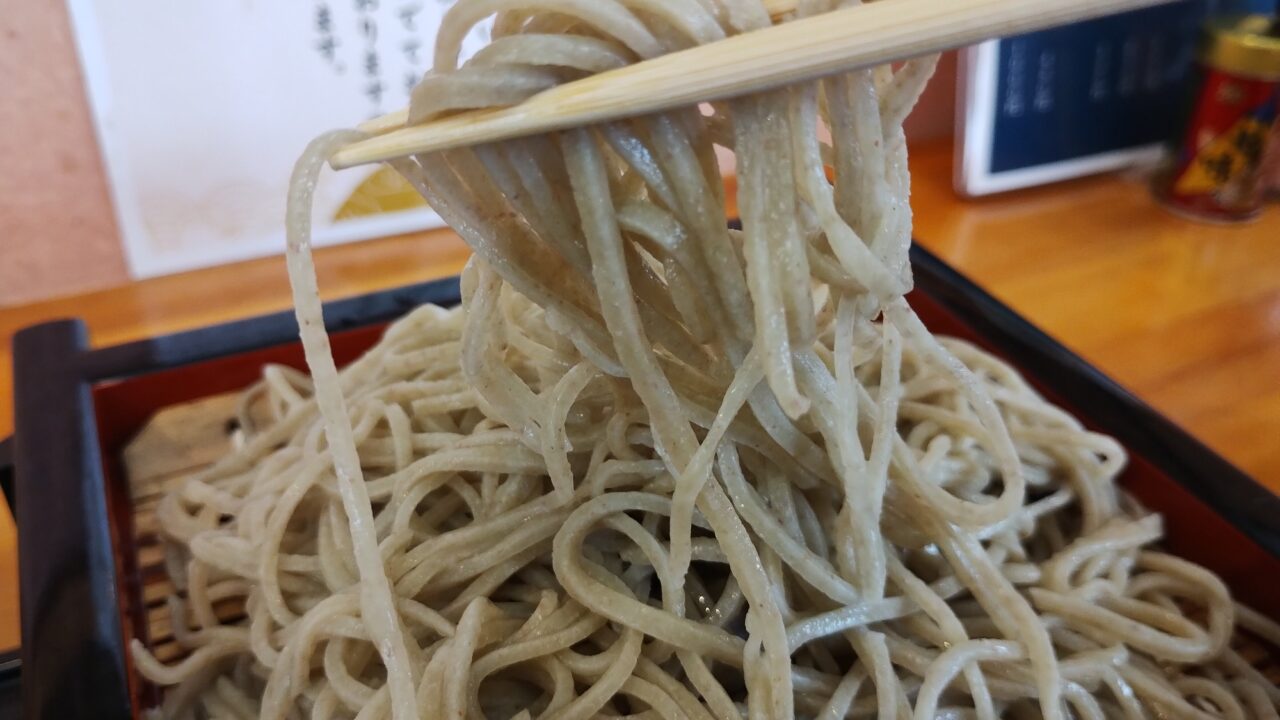 蕎麦のアップ