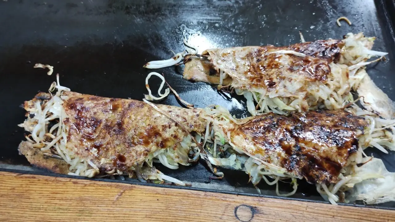 焼き上げたうす焼き