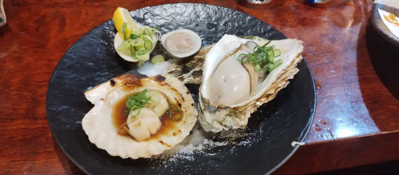 焼き貝三種盛り